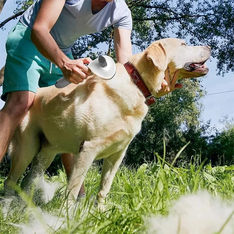 Escova Inteligente Autolimpante PetWorld™ - Tira Pelos e Massageia